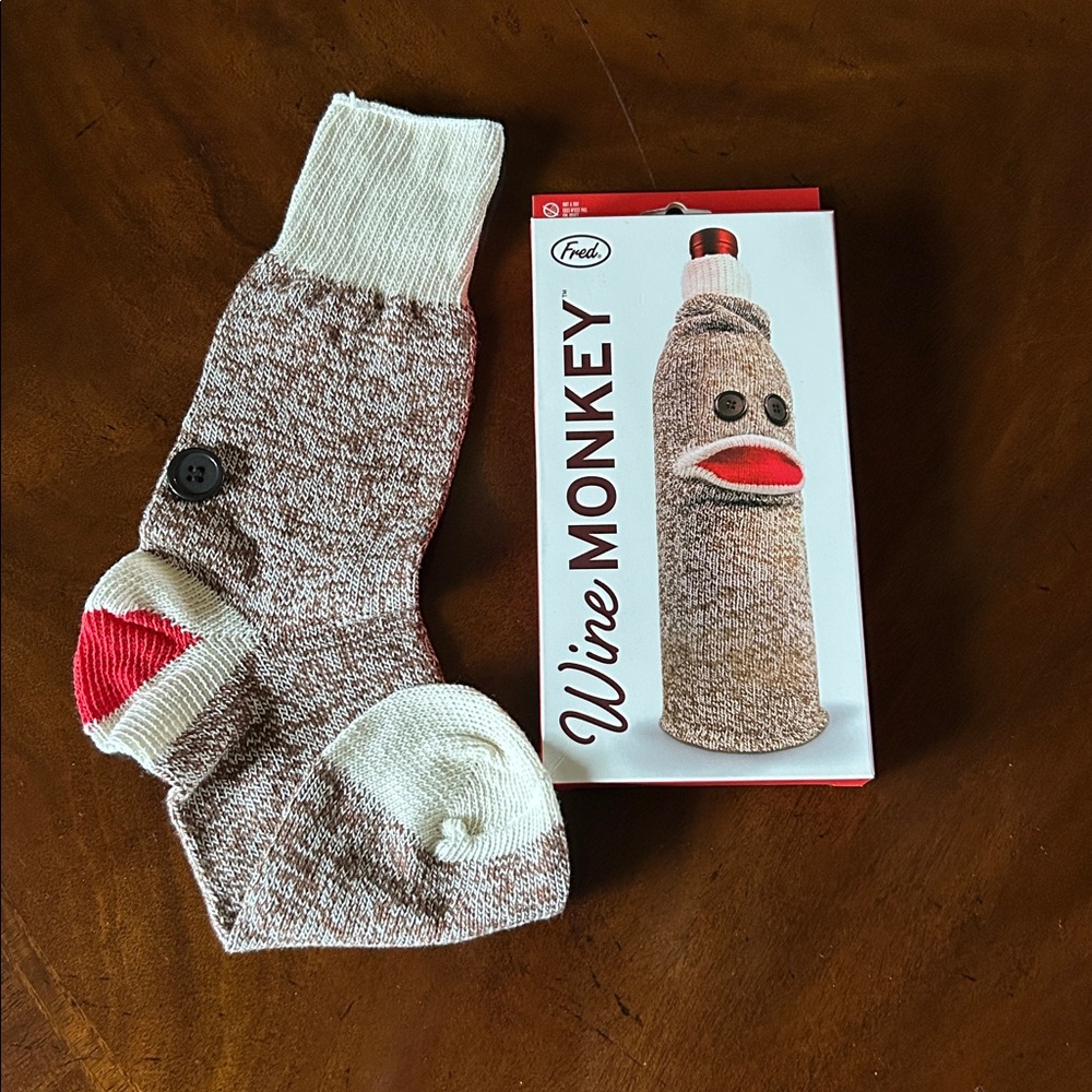 Fred Wine Monkey Bottle Bag
